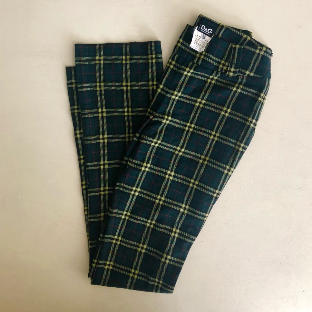 Dolce & Gabbana Plaid Pant